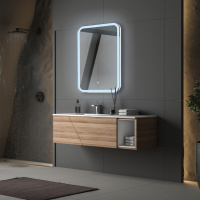 Зеркало ABBER See AG6106S с подсветкой, сенсорный выключатель, диммер - Gidratop.ru изображение