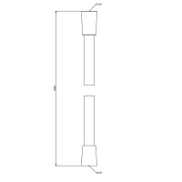 Gessi Шланг для душа с коническим соединением на 1/2&rdquo;, длина: 150 см, цвет:  Finox Brushed Nickel - Gidratop.ru изображение