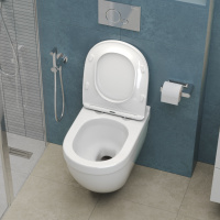 Унитаз подвесной безободковый BelBagno SENSO-TOR BB017CH-TOR/BB2034SC - Gidratop.ru изображение