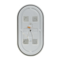 ELLISSE Зеркало с контурной разноцветной подсветкой RGB и сенсорным выключателем, CZR-SPC-ELS-550-1050-RGB-TCH, 12V, 220-240V, 550x1050 - Gidratop.ru изображение