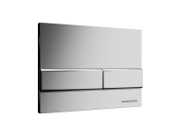 Система инсталляции для унитазов CERAMICANOVA Envision с кнопкой смыва Flat цвет хром матовый, креплениями, арт. CN1002M - Gidratop.ru изображение