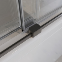 Душевая шторка на ванну CEZARES TANDEM-SOFT-VF-2-180/145-C-GM-IV - Gidratop.ru изображение