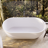 Ванна из искусственного камня Solid Surface CEZARES CZR-STYLUS-160-80-54-SSB - Gidratop.ru изображение