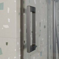 Душевая шторка на ванну CEZARES TANDEM-SOFT-VF-2-180/145-C-GM-IV - Gidratop.ru изображение