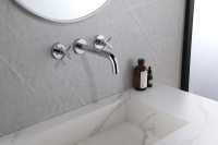 Смеситель ABBER Wasser Kreis AF81121 для раковины скрытого монтажа, хром - Gidratop.ru изображение