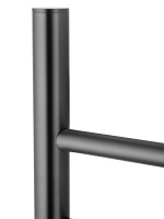 Полотенцесушитель электрический WONZON & WOGHAND BONN, Темный графит (WW-AL409-GM) - Gidratop.ru изображение