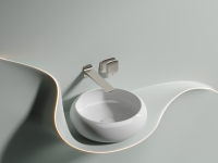 Умывальник чаша накладная круглая Element 360x360x120мм - Gidratop.ru изображение