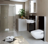 Сантехнический модуль Geberit Monolith Premium 131.021.SJ.1 для подвесного унитаза, черный - Gidratop.ru изображение