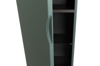 Колонна подвесная с дверью, реверсивная 55297 Verde opaco, 35x20x140 - Gidratop.ru изображение