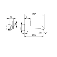 Смеситель Keuco Ixmo Soft 59516011201 для раковины, цвет хром - Gidratop.ru изображение