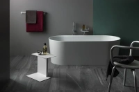 Ванна Laufen Val 2302820000001 160 х 75 см, из искусственного камня, белая - Gidratop.ru изображение