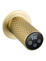 Полотенцесушитель электрический встраиваемый WONZON & WOGHAND MÜNCHEN, Брашированное золото (WW-A355-BG) - Gidratop.ru изображение