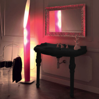 Раковина 100х54.5 см, 1 отв., цвет: черный блестящий - Gidratop.ru изображение