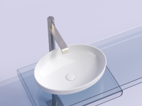 Умывальник чаша накладная овальная Element 502x363x145мм - Gidratop.ru изображение