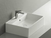 Умывальник чаша накладная прямоугольная Element 590x450x160мм - Gidratop.ru изображение