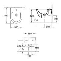 Биде Villeroy&Boch Subway 2.0 5406 00 подвесное - Gidratop.ru изображение