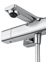 Смеситель для ванны с душем и термостатом WONZON & WOGHAND SOLID, Хром (WW-C2011-A-CR) - Gidratop.ru изображение