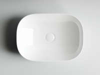Умывальник чаша накладная прямоугольная Element 455x325x135мм - Gidratop.ru изображение