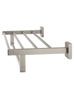 Полотенцедержатель с полкой WONZON & WOGHAND POLO, Брашированный никель (WW-8981-BN) - Gidratop.ru изображение