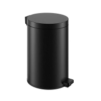 Ведро для мусора Keuco Plan 04988370000, 5 л, цвет черный матовый - Gidratop.ru изображение