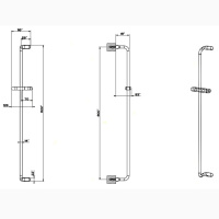 Gessi Goccia душевая штанга, цвет: хром - Gidratop.ru изображение