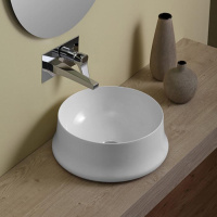 Раковина 42 см, без отв., цвет: белый - Gidratop.ru изображение