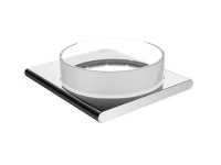 Полочка Keuco Edition 400 11549 019000 в комплекте с матовой хрустальной чашей для мелочей - Gidratop.ru изображение