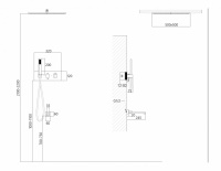 Душевая система ABBER Daheim AF8254W скрытого монтажа с изливом, термостат, белая матовая - Gidratop.ru изображение