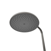 RELAX-CD-GM Душевая стойка со смесителем, оружейная сталь - Gidratop.ru изображение