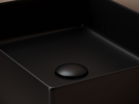 Раковина накладная прямоугольная 361x471x130, цвет черный матовый, арт.СN6069MB - Gidratop.ru изображение