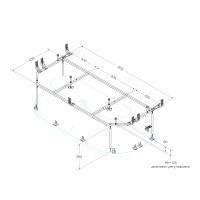 Металлический каркас CEZARES METAURO-MF - Gidratop.ru изображение