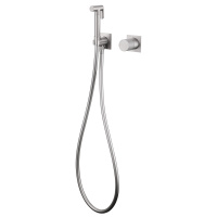 Смеситель ABBER Rund AF8725SP с гигиеническим душем, сатин - Gidratop.ru изображение