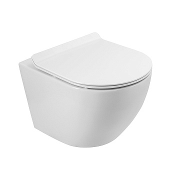 Унитаз подвесной безободковый BelBagno SFERA-TOR BB046CH-TOR/BB2111SC
