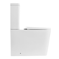 Унитаз-компакт безободковый BelBagno ALBANO BB120CPR/BB120SC - Gidratop.ru изображение