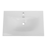 Керамическая раковина CZR-8099-80/50, 810x510x170 - Gidratop.ru изображение