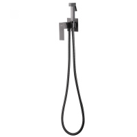 Смеситель ABBER Daheim AF8226NG с гигиеническим душем, никель - Gidratop.ru изображение