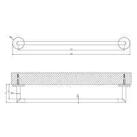 Gessi Tondo полотенцедержатель, 45 см, цвет: Black XL - Gidratop.ru изображение