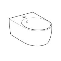 Биде Geberit iCon 234000000 подвесное, цвет белый - Gidratop.ru изображение