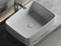 Умывальник чаша накладная прямоугольная Element 480x370x130мм - Gidratop.ru изображение