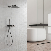 Душевая система ABBER Rund AF8718NG скрытого монтажа без излива, никель - Gidratop.ru изображение