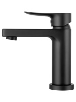 Смеситель для раковины WONZON & WOGHAND Blend, Черный матовый (WW-A40222-MB) - Gidratop.ru изображение