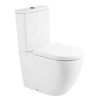Унитаз-компакт безободковый BelBagno SFERA-R BB2141CPR/BB865SC - Gidratop.ru изображение