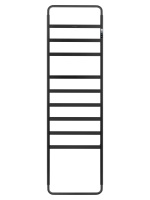 Полотенцесушитель электрический WONZON & WOGHAND DÜSSELDORF, Черный матовый (WW-A204-MB) - Gidratop.ru изображение