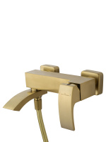 Смеситель для ванны с душем WONZON & WOGHAND FIT, Брашированное золото (WW-88639009- BG) - Gidratop.ru изображение