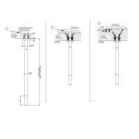 GESSI Origini потолочный излив с длиной под заказ., цвет: хром - Gidratop.ru изображение